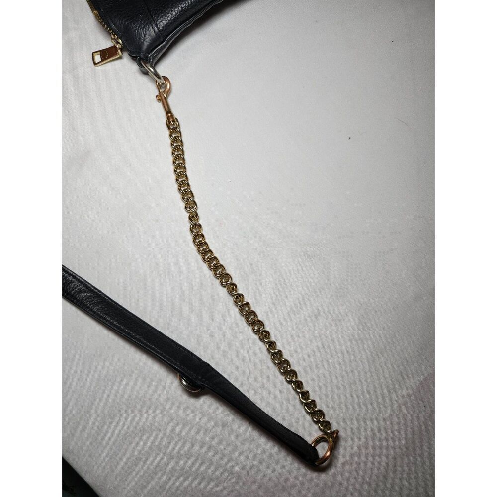 Coach Paxton Duffle Bag Black Pebbled Leather Gold Hardware Crossbody Minimalist - Picture 15 of 16